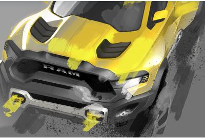 Teased: Raptor-Fighting Ram 1500 TRX Gets A Desert Workout