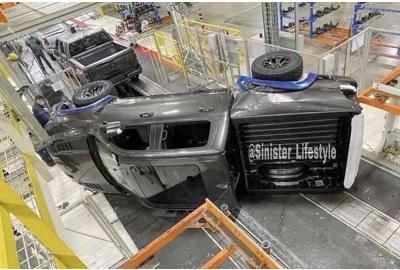 2021 Ram 1500 TRX Falls Off Factory Assembly Line