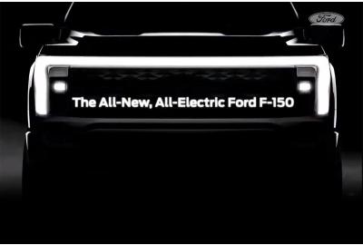 All-Electric Ford F-150 Shows Off Dramatic New Face