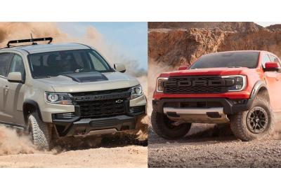 Super Pickups: 2023 Ford Ranger Raptor Vs Chevy Colorado ZR2
