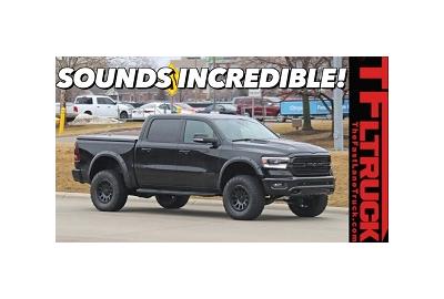 Is this the New 2021 RAM Rebel TRX? Hear the Supercharged Hellcat V8 in Action! (Video)