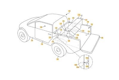 Rivian patents removable auxiliary battery pack tech