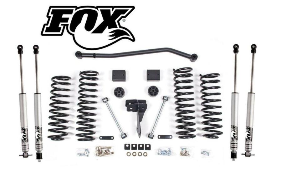 Zone 4-Inch Suspension Lift Kit with FOX 2.0 IFP Shocks for Jeep Wrangler JK 4-Door (2007–2018)