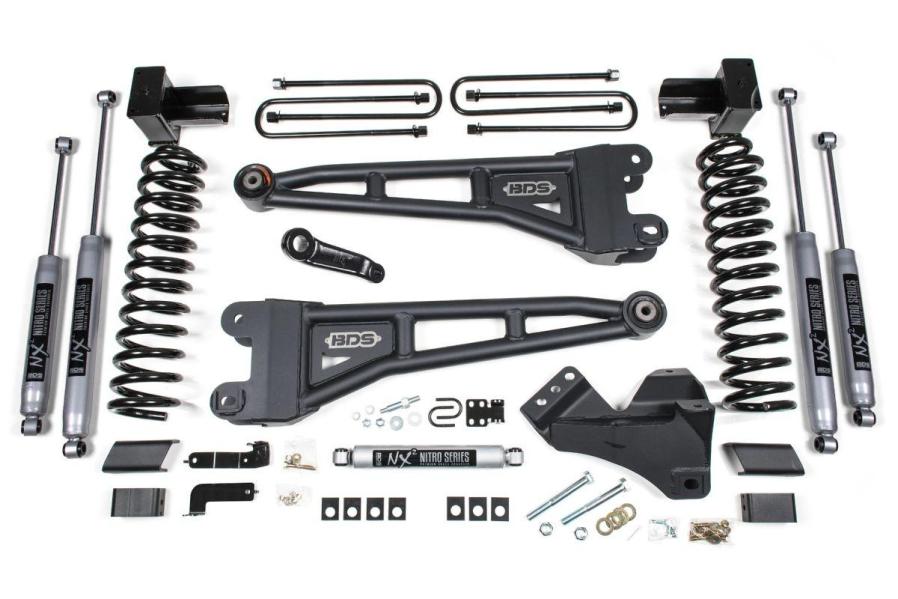 BDS 5-Inch Radius Arm Lift Kit for 2023–2024 Ford Super Duty Diesel Trucks