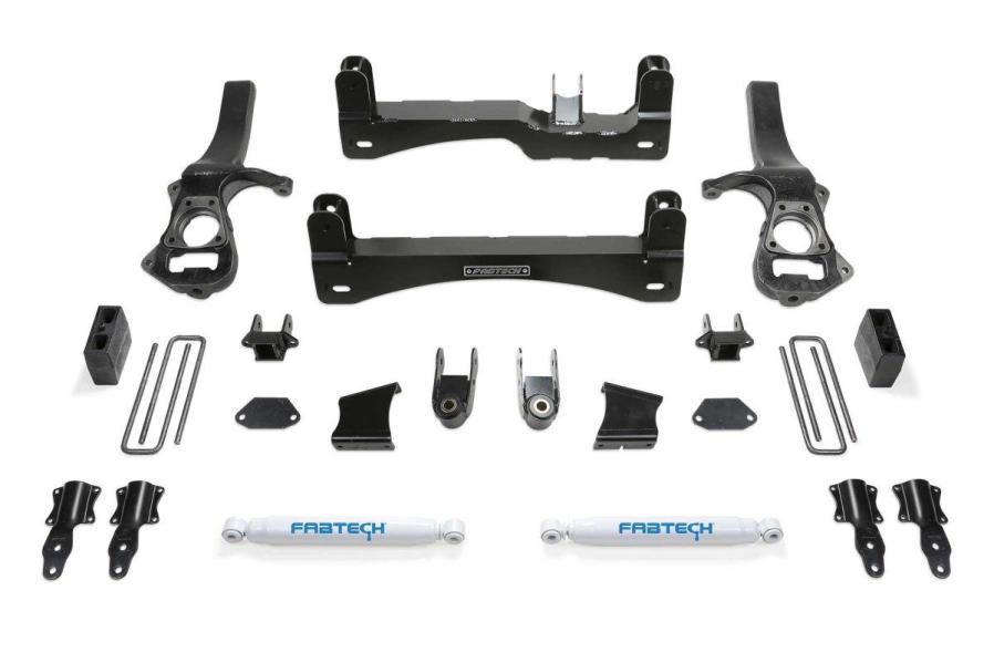 Fabtech 6-Inch Basic Lift Kit for 2019 Chevy Silverado & GMC Sierra 1500 2WD