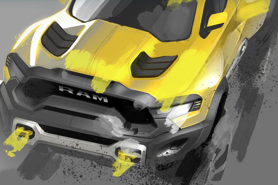 Teased: Raptor-Fighting Ram 1500 TRX Gets A Desert Workout