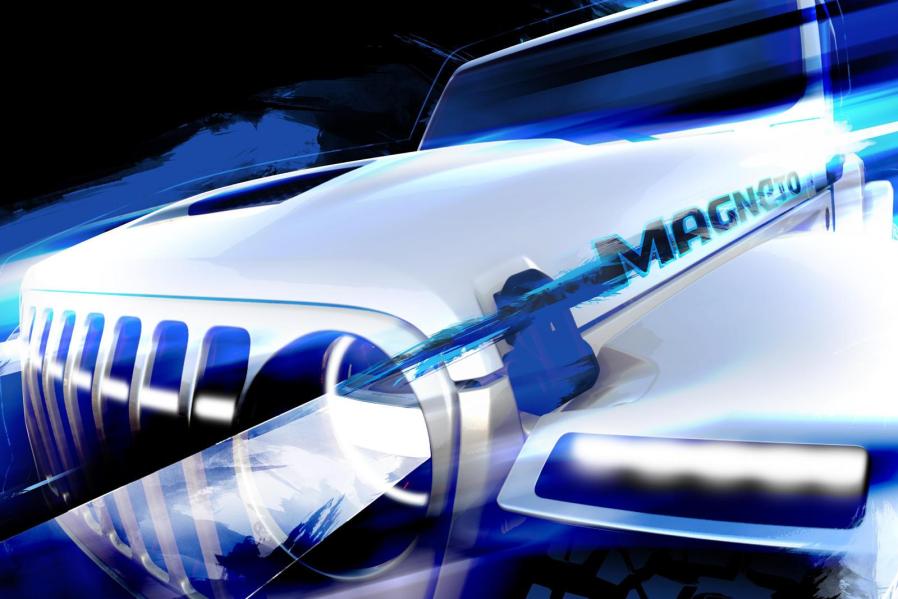 The All-Electric Jeep Wrangler Magneto Is Coming