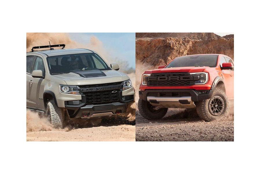 Super Pickups: 2023 Ford Ranger Raptor Vs Chevy Colorado ZR2