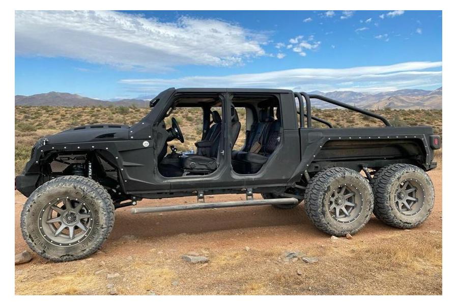 Corvette-Powered Jeep Gladiator 6x6 Is One Wild Pickup
