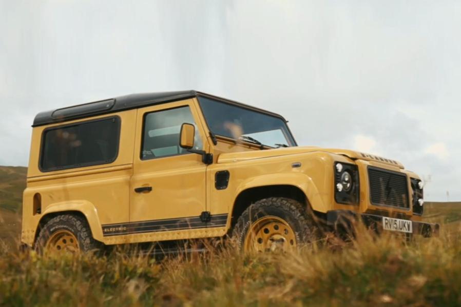 This Land Rover Defender Is Powered By Tesla