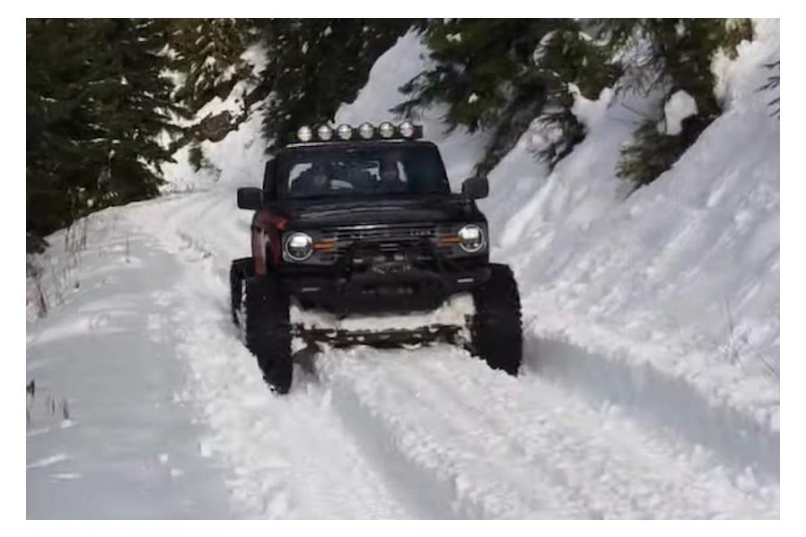Watch This Ford Bronco On 40-Inch Tires Conquer A Mountain