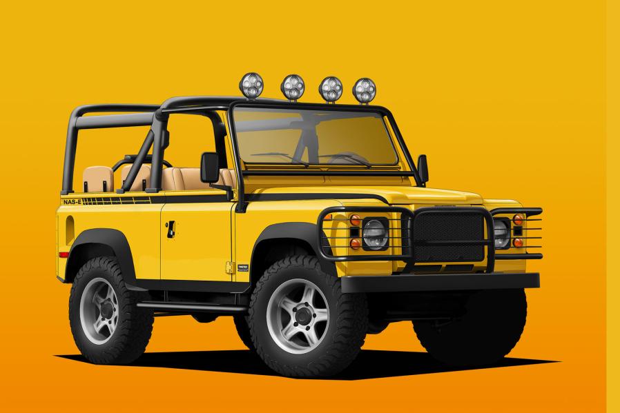 This Amazing Land Rover Defender Has An Electric Twist