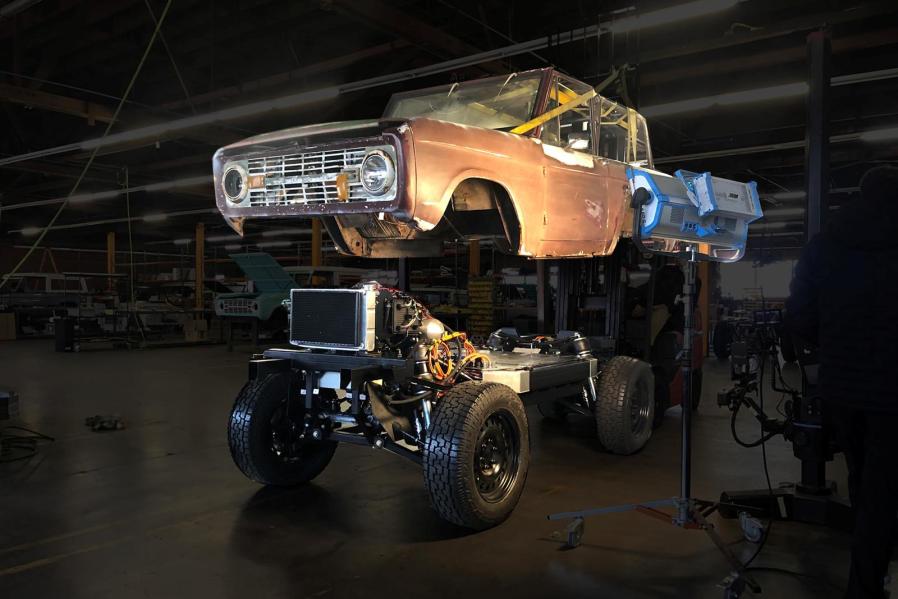 50-Year Old Ford Bronco Becomes Fully Electric In Just 24 Hours