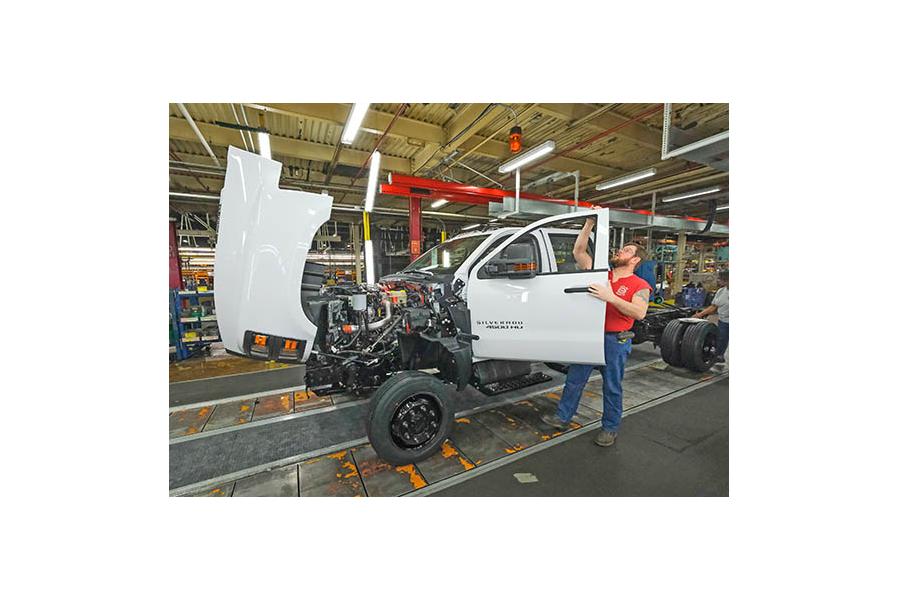 First-Ever Medium-Duty Chevrolet Silverados Roll Off the Line