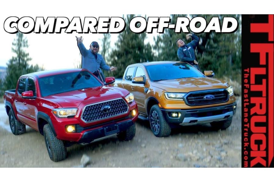 2019 Ford Ranger FX4 vs Toyota Tacoma TRD Off-Road: Which Truck is Better Off-Road? (Video)