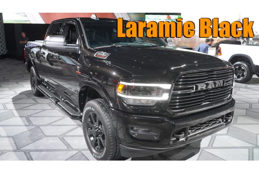 2019 Ram HD Laramie Black Package is Darker Than Night