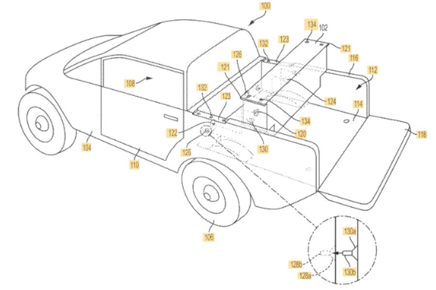Rivian patents removable auxiliary battery pack tech