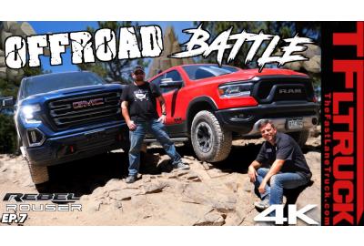 GMC Sierra AT4 Comes Up to Challenge the Ram Rebel Rouser Off-Road and This is What Happens! 