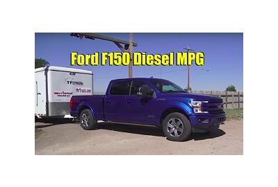 MPG Challenge: How Efficient is the 2018 Ford F150 Diesel Empty and Towing?