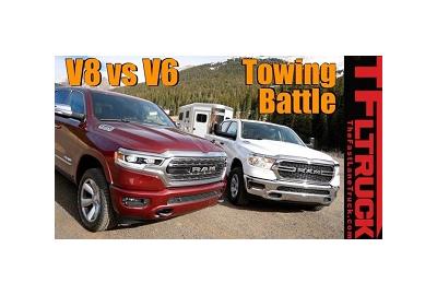 2019 Ram 1500 V6 vs V8 eTorque Take on the World’s Toughest Towing Test (Ike Gauntlet 2019)