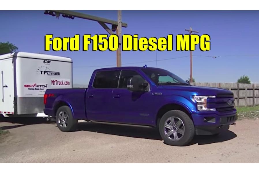 MPG Challenge: How Efficient is the 2018 Ford F150 Diesel Empty and Towing?