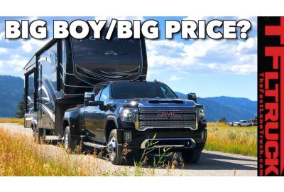 We Go Hands-On with the new 2020 GMC Sierra HD 3500 Denali and AT4 Trucks (Video)