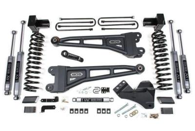 BDS 6-Inch Lift Kit with 4-Link Conversion for 2005-2007 Ford Super Duty F-250 & F-350 Diesel