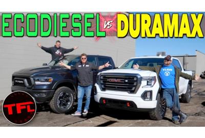 Best Diesel Truck! 2020 GMC Sierra AT4 vs Ram Rebel Diesel 0-60 MPH Buddy Review