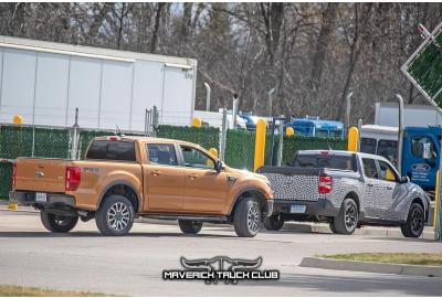 What A Ford Maverick Lift Kit Looks Like Next To A Ranger
