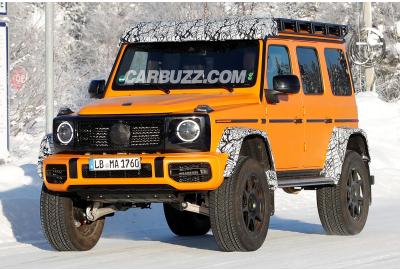 New Mercedes G-Class 4x4 Squared Looks Hot In Orange