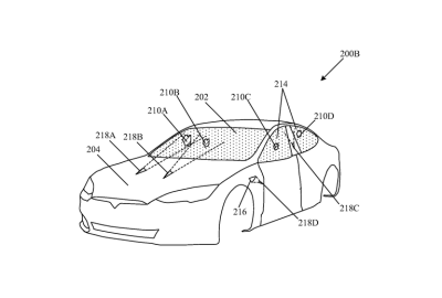 Tesla Patents Frickin' Laser Beams That Clean a Car's Glass