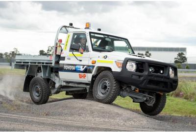 Toyota Land Cruiser 70 Series Swaps V8 For Electric Power