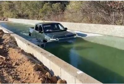 Watch The Rivian R1T Power Through Three Feet Of Water