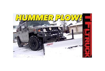 Does a Hummer H2 Make for a Good Snow Plow Truck? We Put It to Work! (Video)