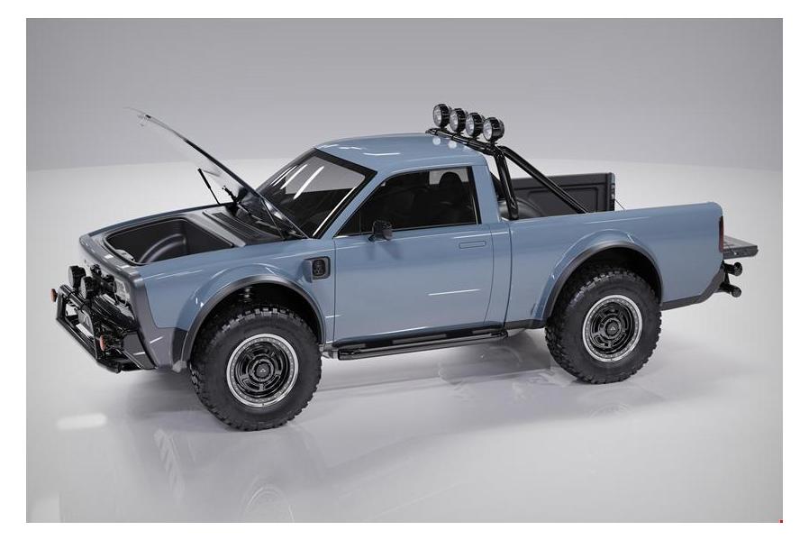 The Retro Alpha Wolf Electric Truck Has A Reveal Date