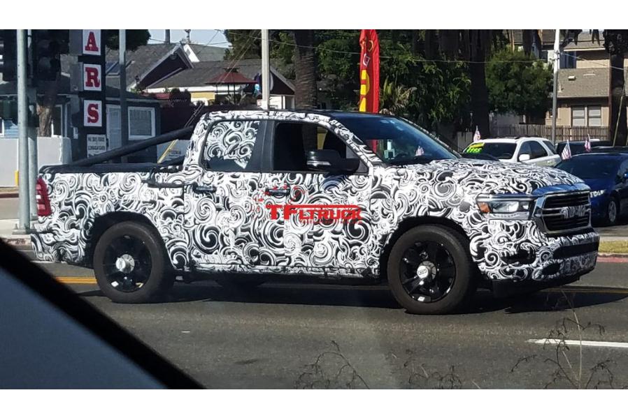 Is This a 2021 Ram Dakota or Jeep Grand Wagoneer Prototype? (Spied in the Wild)