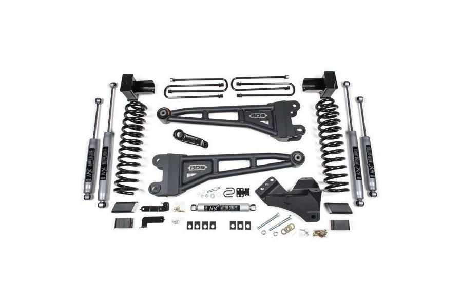 BDS 6-Inch Lift Kit with 4-Link Conversion for 2005-2007 Ford Super Duty F-250 & F-350 Diesel