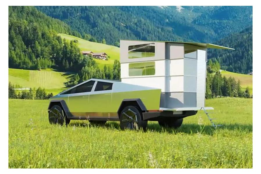 Tesla Cybertruck Buyers Going Crazy For CyberLandr Camper