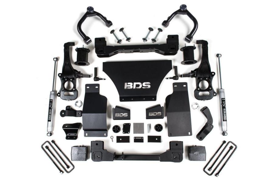 BDS 6-Inch Suspension Lift Kit for Silverado & Sierra 1500 (2019–2025): Max Ground Clearance & On-Road Comfort