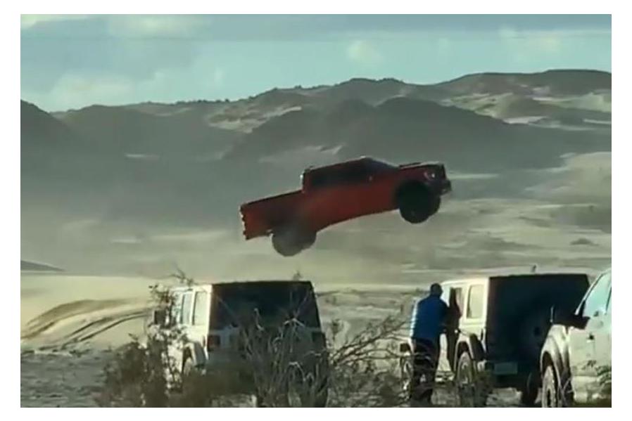 Here's Proof That The Ford F-150 Raptor Can Fly