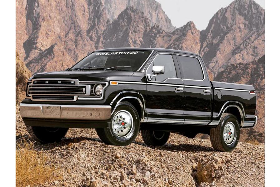 Ford F-150 Reinvented With Retro Styling