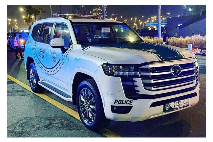 New Toyota Land Cruiser Joins Dubai's Police Fleet
