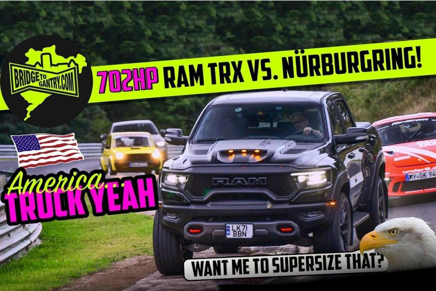 Watch Ram's Mental 1500 TRX Tear Up The Nurburgring
