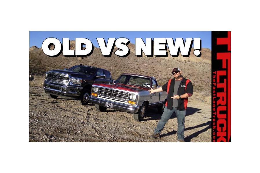 We Drive the First Ever 1985 Dodge Ram Cummins Prototype #001 & a New 2019 Cummins (Video)