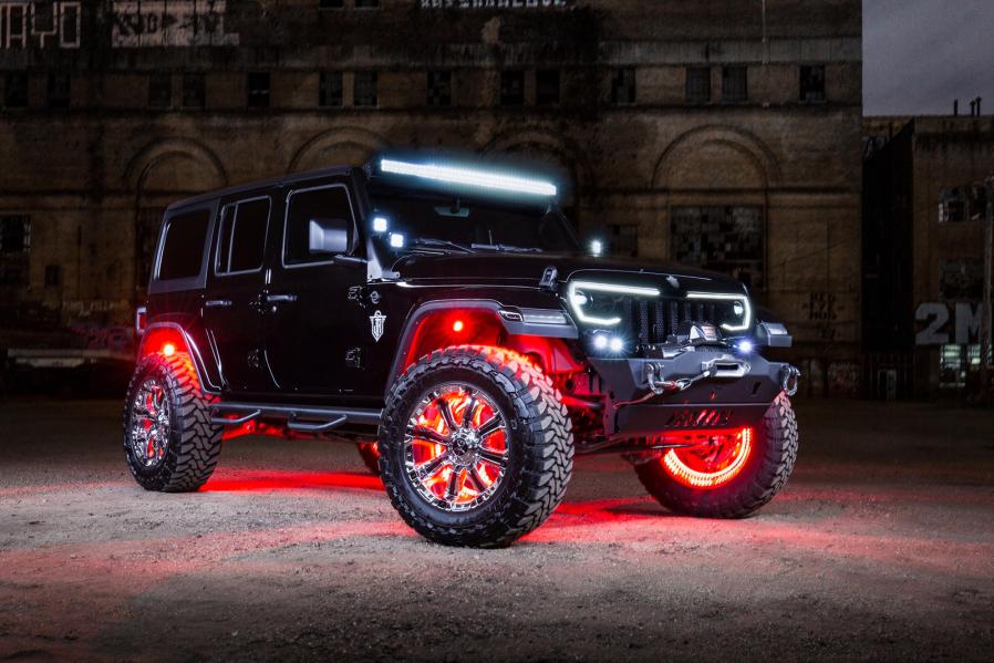 Custom Jeep Wrangler May Give Your Children Nightmares