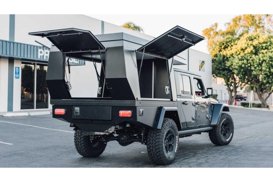 FiftyTen Jeep Gladiator Replaces Bed With Built-In Camper