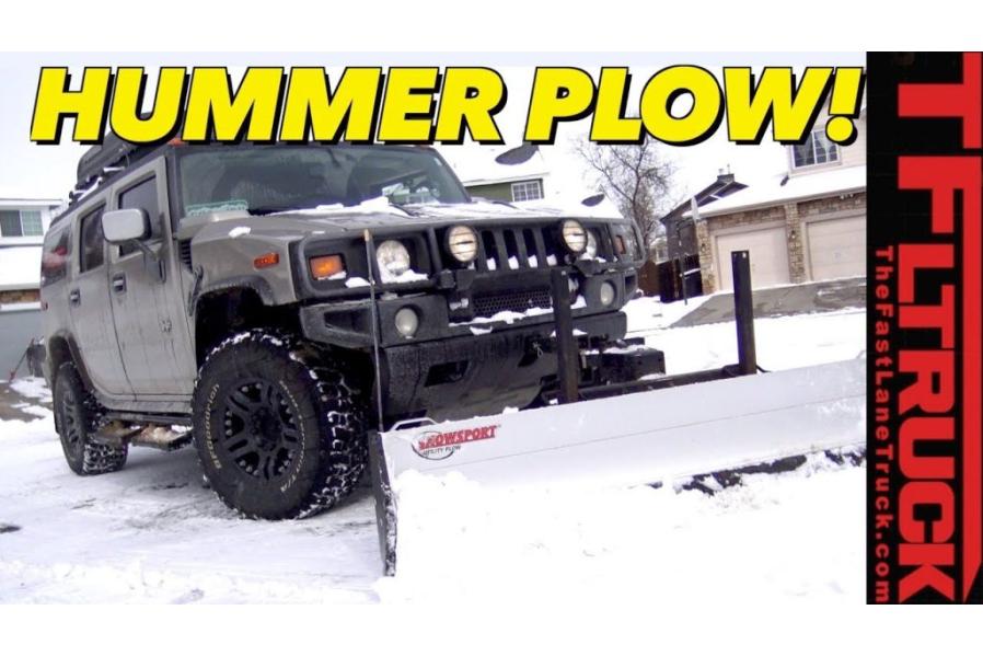 Does a Hummer H2 Make for a Good Snow Plow Truck? We Put It to Work! (Video)