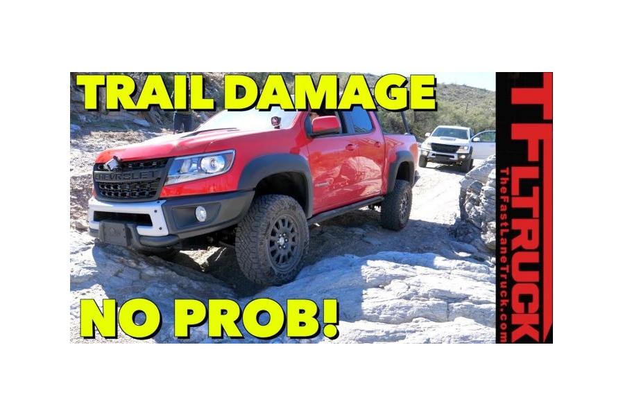 2019 Chevy Colorado ZR2 Bison: Some Trail Damage – No Problem! (Review Video)