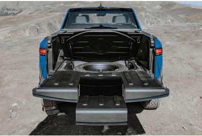 Rivian Takes Fight To Ford, Chevy, And Ram With Unique Tailgate Step