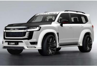 New Toyota Land Cruiser Gets The Liberty Walk Treatment